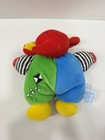 Eden Elephant Plush Baby Rattle Stuffed Animal Primary Colors Kite Red 7 Inch