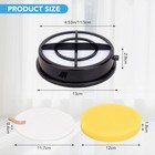 16871 1650 Filter Replacement Compatible With Bissell Pet Hair Eraser Upright