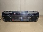Vintage Sharp Boombox Wq-276 Stereo Radio Cassette Recorder  Pls Read Descriptio