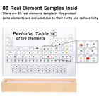 Periodic Table With 83 Kinds Of Real Elements Inside  Acrylic Periodic Table Of 