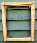 Folk Tramp Art Picture Frame Super Ornate