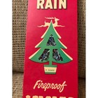 Vintage National Tinsel Rain Fireproof Icicles Christmas Tree Decor 4oz Box Usa