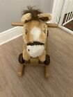 Plush Rockin Rider    charger     2 In One Pony Talks Sings 18    Rocking Horse