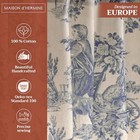  Curtains For Living Room 100  50 w X 108 l  pack Of 1  001 - The Miller - Blue