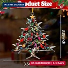 Hummingbird Christmas Ornament  Colorful Hummingbird Tree Home Decor