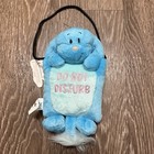 Neopets Blue Kacheek Plushie Door Hanger Come In do Not Disturb With Hang Tag