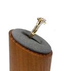 Vtg Clear Rhinestone Delicate Gold Tone Ring Size 8 You And Me Forever Engraved