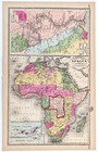 1887  Africa - Western Arabia  Map Original   20x12   Nile River Course   Delta