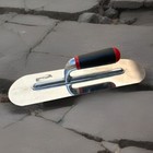 4  X 14  Swimming Pool Trowel - Smooth Concrete Finishing Trowel - Rounded