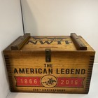 Good Winchester Wooden Ammo Box  The American Legend 150th Anniversary 16x10x10