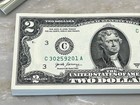 2017a  2 Bill Unc Crisp New Consecutive Note From Bank Pack Philadelphia