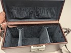 Vintage Olympus Hard Camera Case In Synthetic Brown Leather