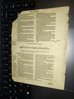 1573-bishops Bible Leaf -the Title Page And Complete 2nd Epistle Of John