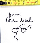 Rare Ogden Nash Signed  doodle  And Coa Plus Free Priority Mail  i6-44 