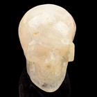4 2 In Natural Quartz Rock Carved Crystal Skull crystal Healing super Realistic