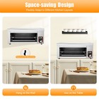 1500w Cheese Melter Salamander Broiler Restaurant Kitchen Bbq Grill Countertop