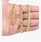 14k Real Yellow Gold Miami Cuban Link 6 5mm Chain 20    Ebay Guarantee 