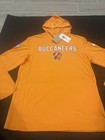 Nike Rare Large On Field Tampa Bay Buccaneers Dri-fit Creamsicle Hoodie Nwt