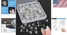 0 6  Clear Upholstery Tacks 120 Pcs Twist Pins For Home Organization And Repair
