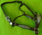 Gorgeous Hand Engraved Sterling Silver Overlay Show Halter Or Repurpose Bridle