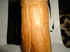 Abraham Lincolin Antique Statue Carved Wood Woden American 