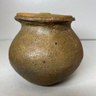 Korean Ancient Silla Dynasty Pottery Small Jar Vase 12 5cm With Box Antique
