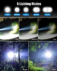 Led Tactical Flashlights Rechargeable xhp50 High Lumens Super Bright Flashlig   