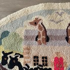 Vintage Claire Murray Hand Hooked 100  Wool  Noah   s Ark Rug 27    X 37   