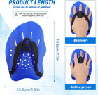 Swimming Paddles For Hands  Swimming Training Hand Paddles With Adjustable Strap
