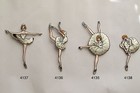 Dance - Ballet - Ballerina - Embroidered Iron On Applique Patch