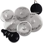 Low Volume Cymbal Pack Mute Cymbal Set With Cymbal Mute Pads  14 - 20 ride