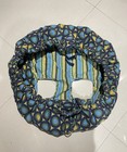 Floppy Seat Classic Plush Blue Yellow Circles Shopping Cart High Chair Cover