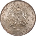 Germany Prussia  Freidrich Iii  1888-a  2 Mark Silver Coin  Pcgs Certified  Ms63