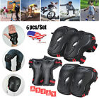 Adult Teen Wrist Elbow Knee Pad Skateboard Skate Bike Protective Gear Guard Set