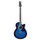 Glarry Electric Acoustic Bass Guitar School Band With Bag Cutaway Bundle Kit