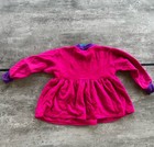 Vintage 90s Popcorn Brand Baby Girl Toddler Pink Dress Skirt Size 4t