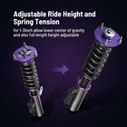 4pcs Coilovers Suspension Kit Adjustable Height For 2007-2009 Lexus Es350 3 5l