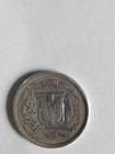    Dominican Republic 1942       25 Cents Silver    low Minted    