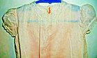 Vintage Girl s  Pink Cotton Dress  With White Embroidery Hand Made Imported