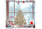 Artificial Christmas Tree 3 Ft  Snow Flocked Xmas Tree With 70 Led Lights   8   