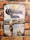 8 x12   corona Beer Beach Scene Advertising Sign 