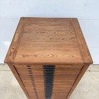 Antique Oak Hamilton Printers Architect Flat File Map Cabinet W  24 Drawers