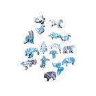 Owl Wooden Jigsaw Puzzle Animal Shaped Pieces Complete 80 Pc
