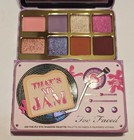 Too Faced That s My Jam Mini On The Fly Eyeshadow Palette - New In Box