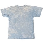 Vintage Native American Wolf Horse T Shirt Tie Dye Blue L Gildan