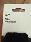 Nike Swoosh Headband Adult Sweatband Black white Absorbent Washable