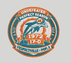  miami Dolphins 1972  Undefeated Perfect Season Embroidered Iron-sew-on Patch 