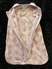 Halo Sleepsack Micro Fleece Baby Girl   s Wearable Blanket Pink Flower 0-6 M Nwot 