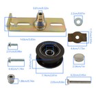 For Toro Walk Behind Pulleys   Idler Leather Belt Kit 126-7890 126-0316 131-4506