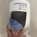 Mary Maxim Oval Rings Doily Crochet Kit  98973n Size 21x17   